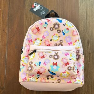 New Bioworld Disney Mickey Mouse Treats Donut ears Mini Backpack